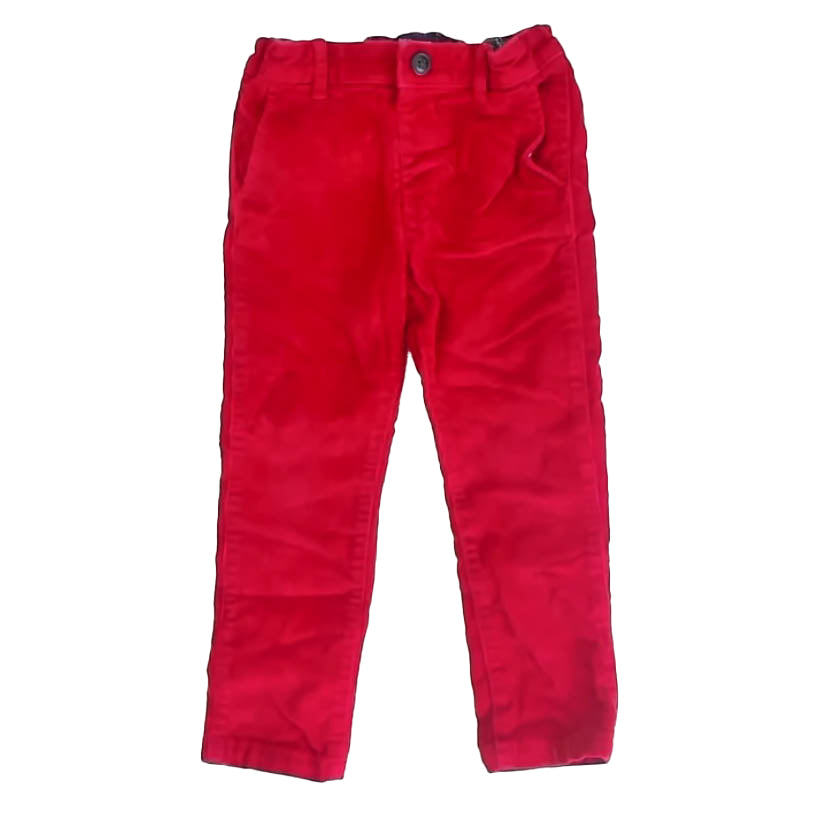 The Children's Place Boys Red Corduroy Pants Size: 4T Red