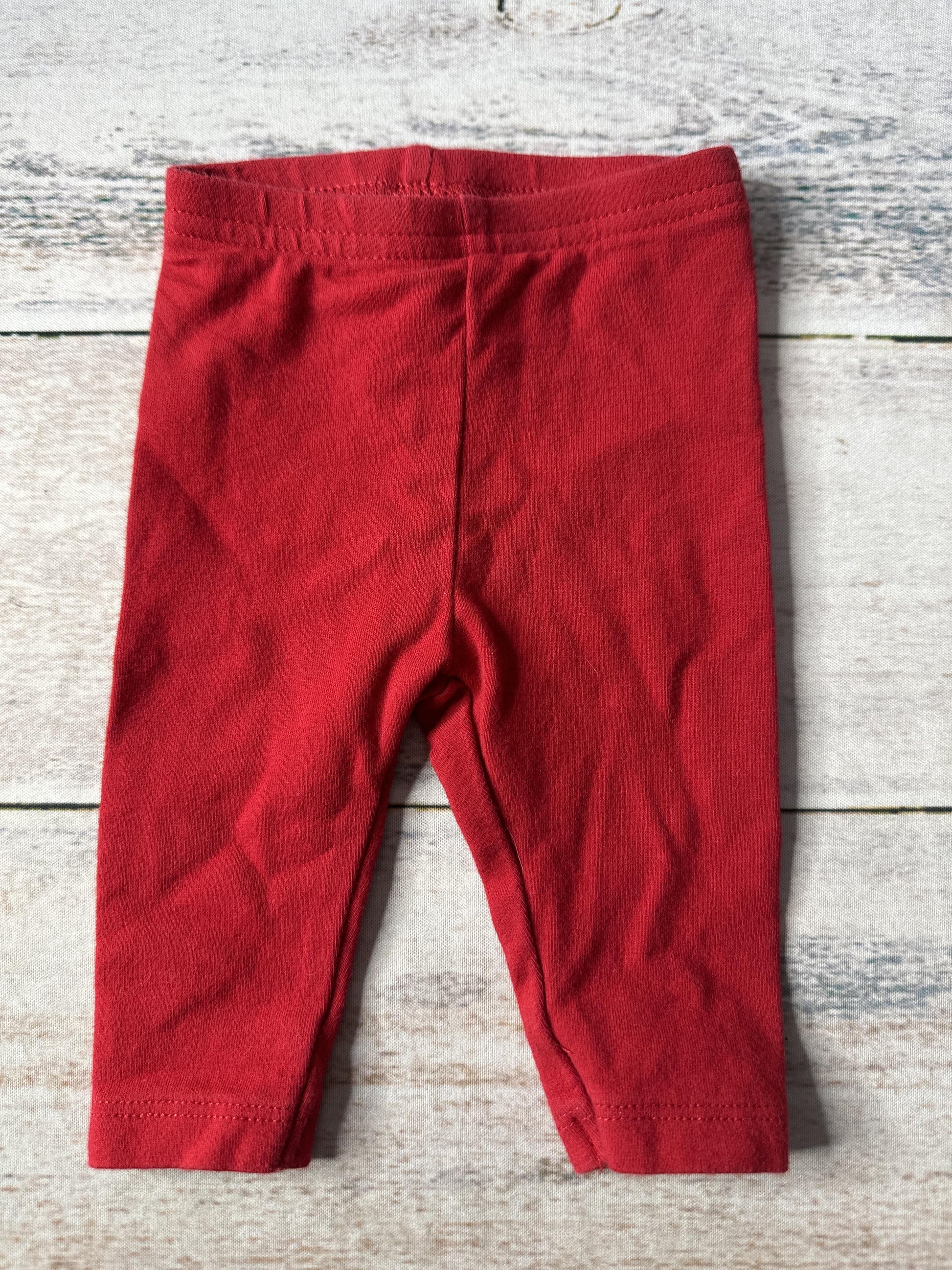 Carters Girls Red Pants Size: Newborn Red