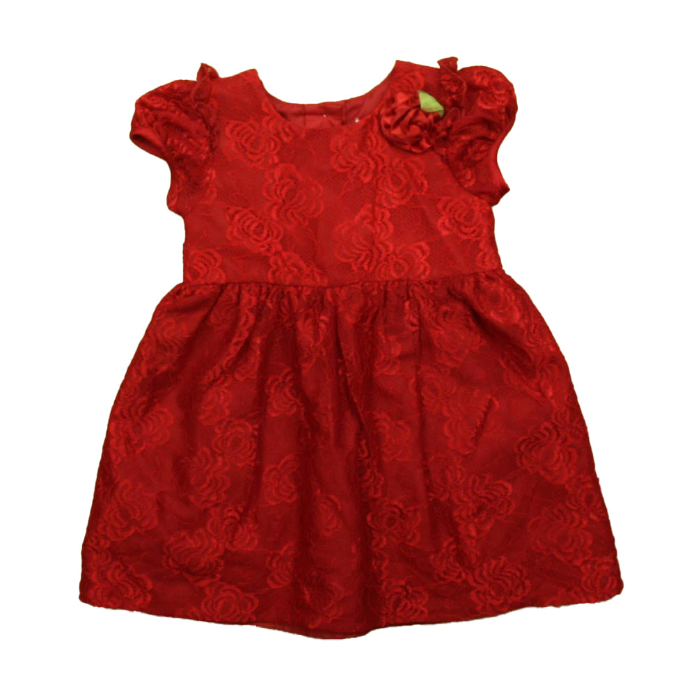 Wonder Nation Girls Red Special Occasion Dress Size: 2T Red