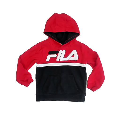 Fila Boys Red Hoodie Size: 5T Red