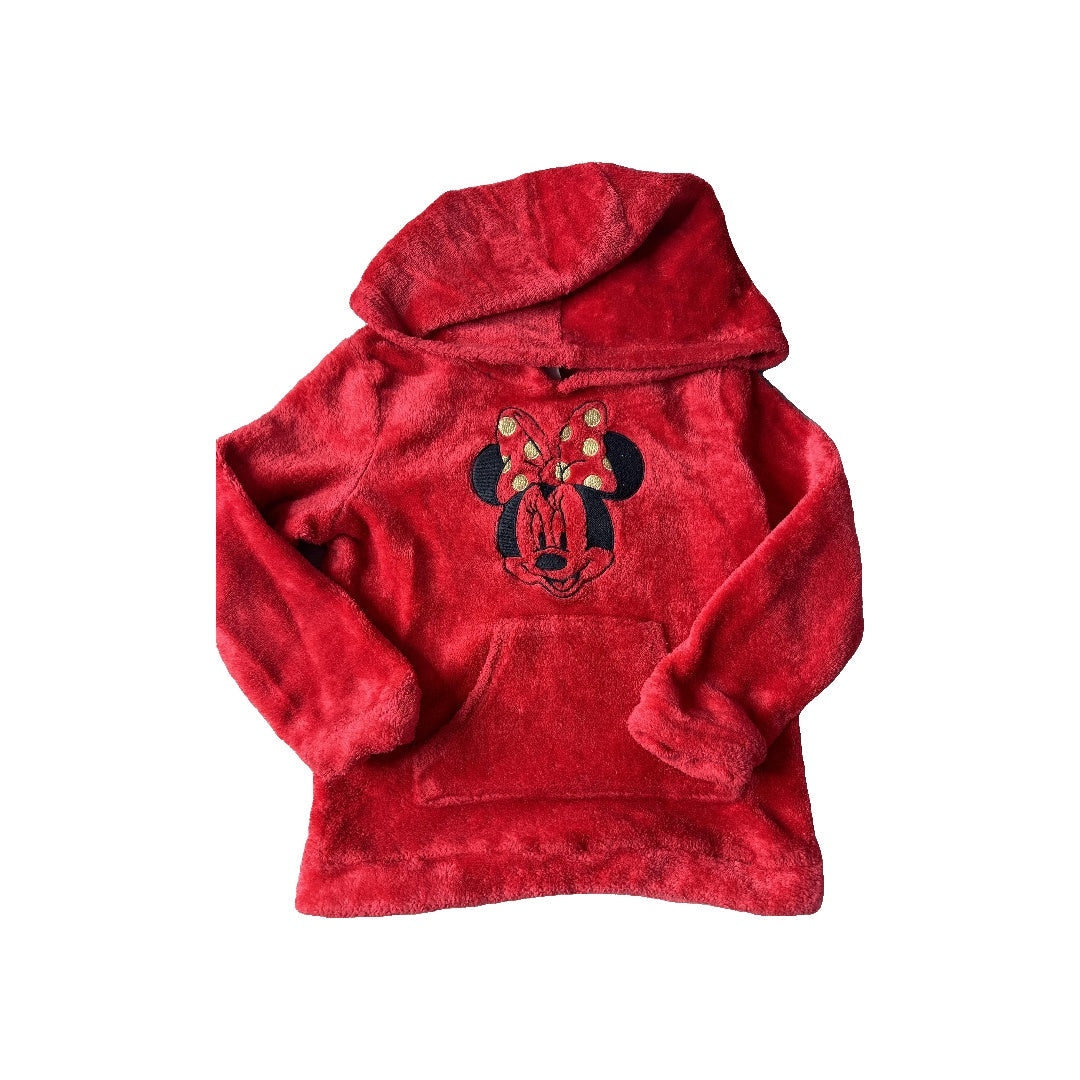 Disney Unisex Red Hoodie Size: 4T Red