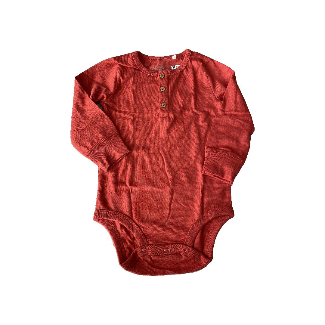 Oliver & Rain Unisex Red Onesie Size: 18 months Red