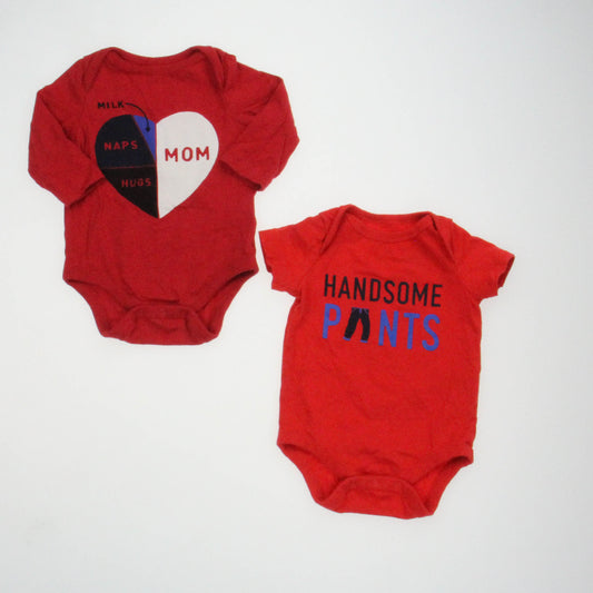 Gap Boys Red Onesie Size: 3-6 Months Red
