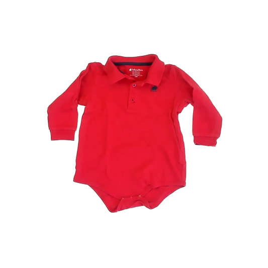 Baby Cottons Boys Red Onesie Size: 12 Months Red
