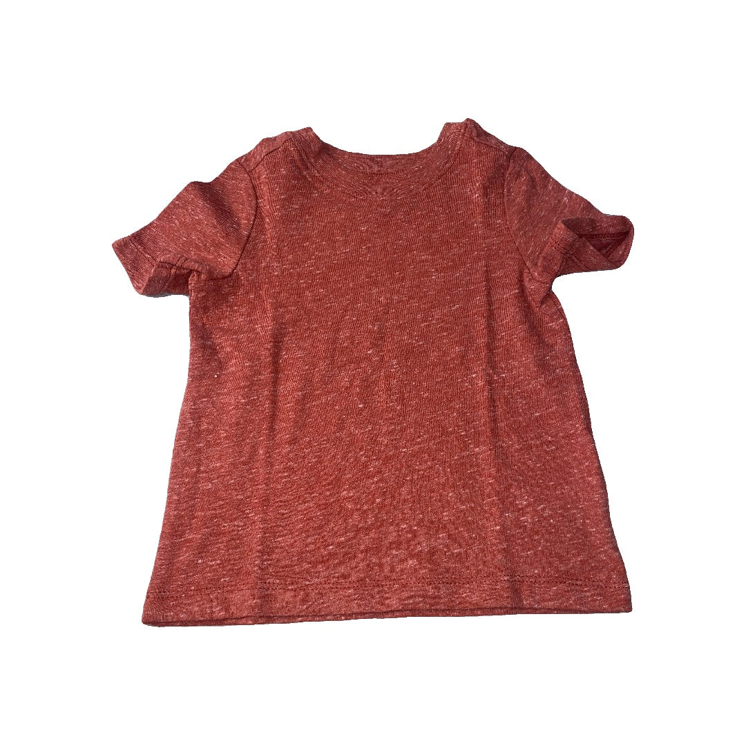 Old Navy Unisex Red T-Shirt Size: 12-18 months Red