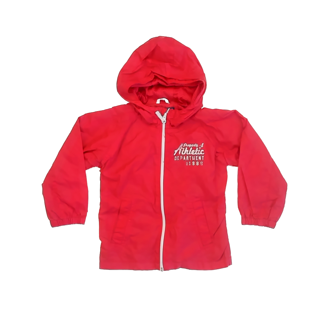 Children's Place Boys Red Rain Coat Size: 4T Red