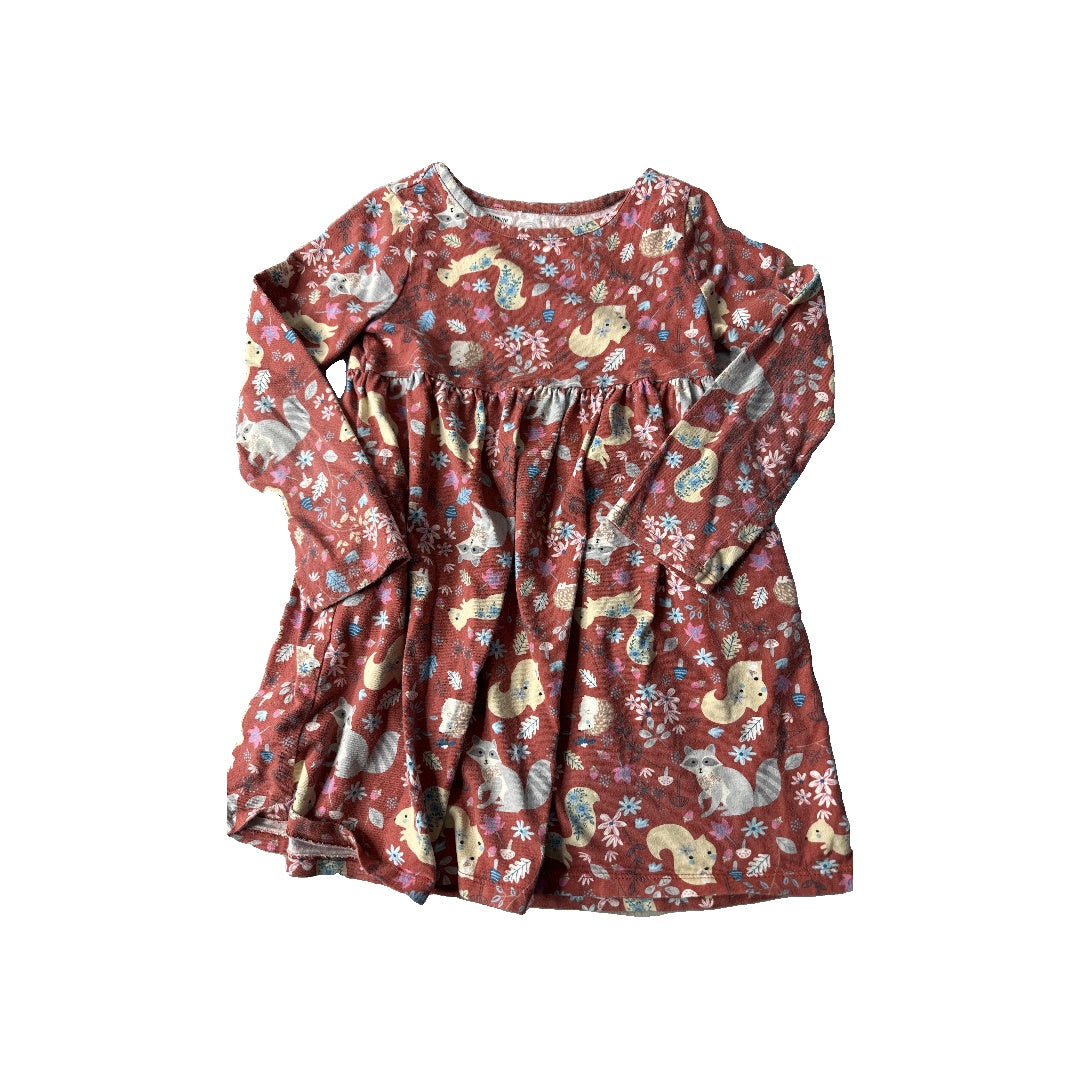 WonderNation Girls Red Dress Size: 5T Red