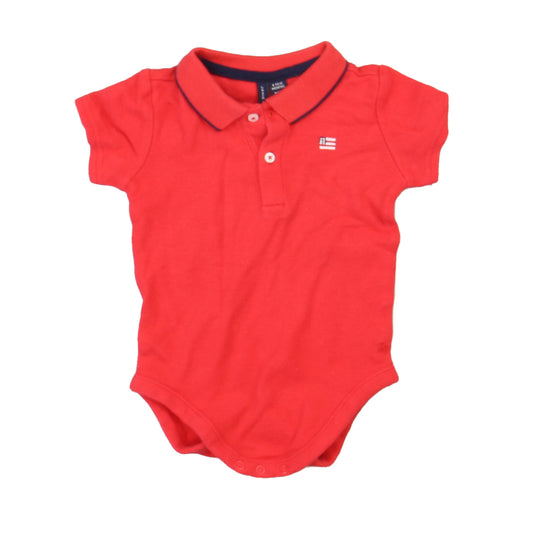 Janie and Jack Boys Red Onesie Size: 6-12 Months Red