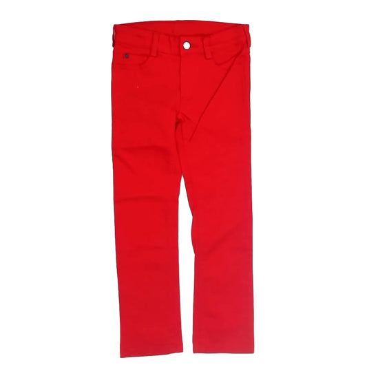 Jacadi Girls Red Jeggings Size: 6 Years Red