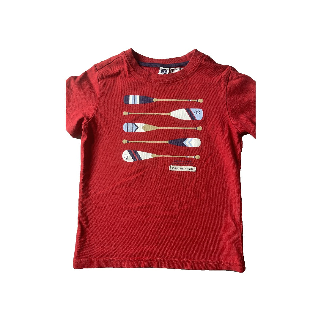 Janie and Jack Boys Red T-Shirt Size: 5T Red
