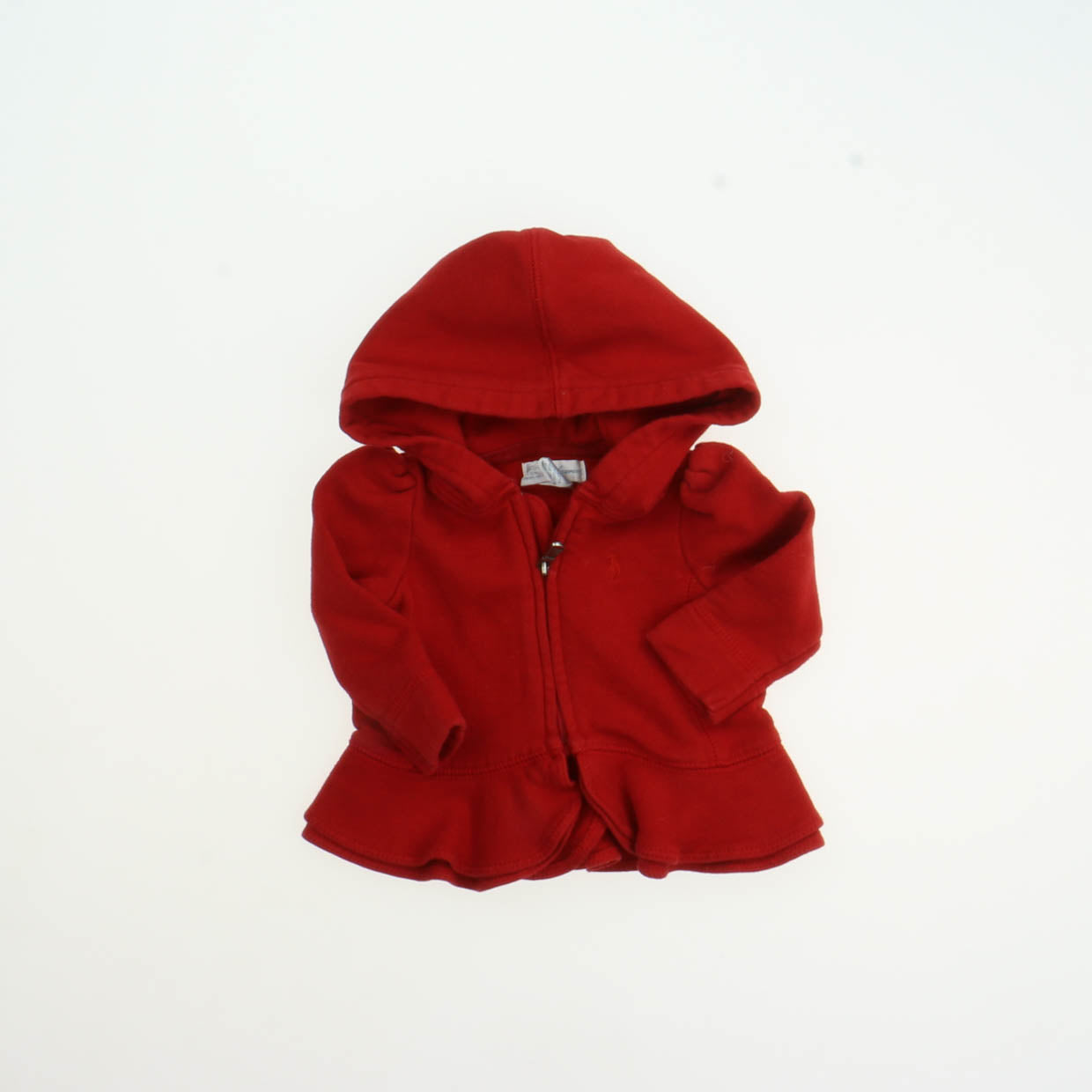 Ralph Lauren Girls Red Hoodie Size: 3M Red