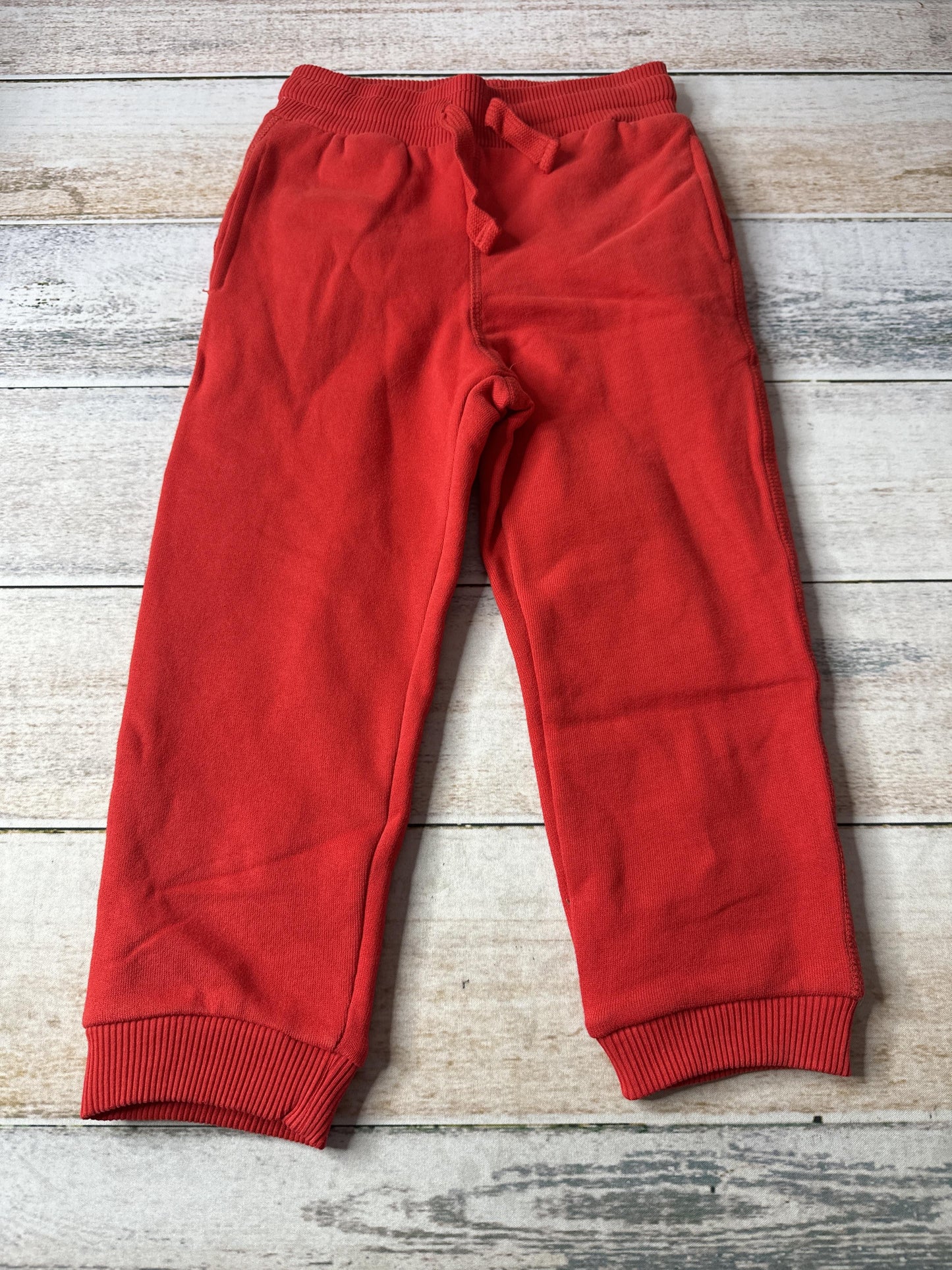 Kidential Unisex Red Pants Size: 3T Red