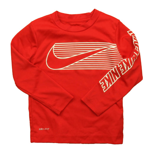 Nike Boys Red Athletic Top Size: 2-3T Red