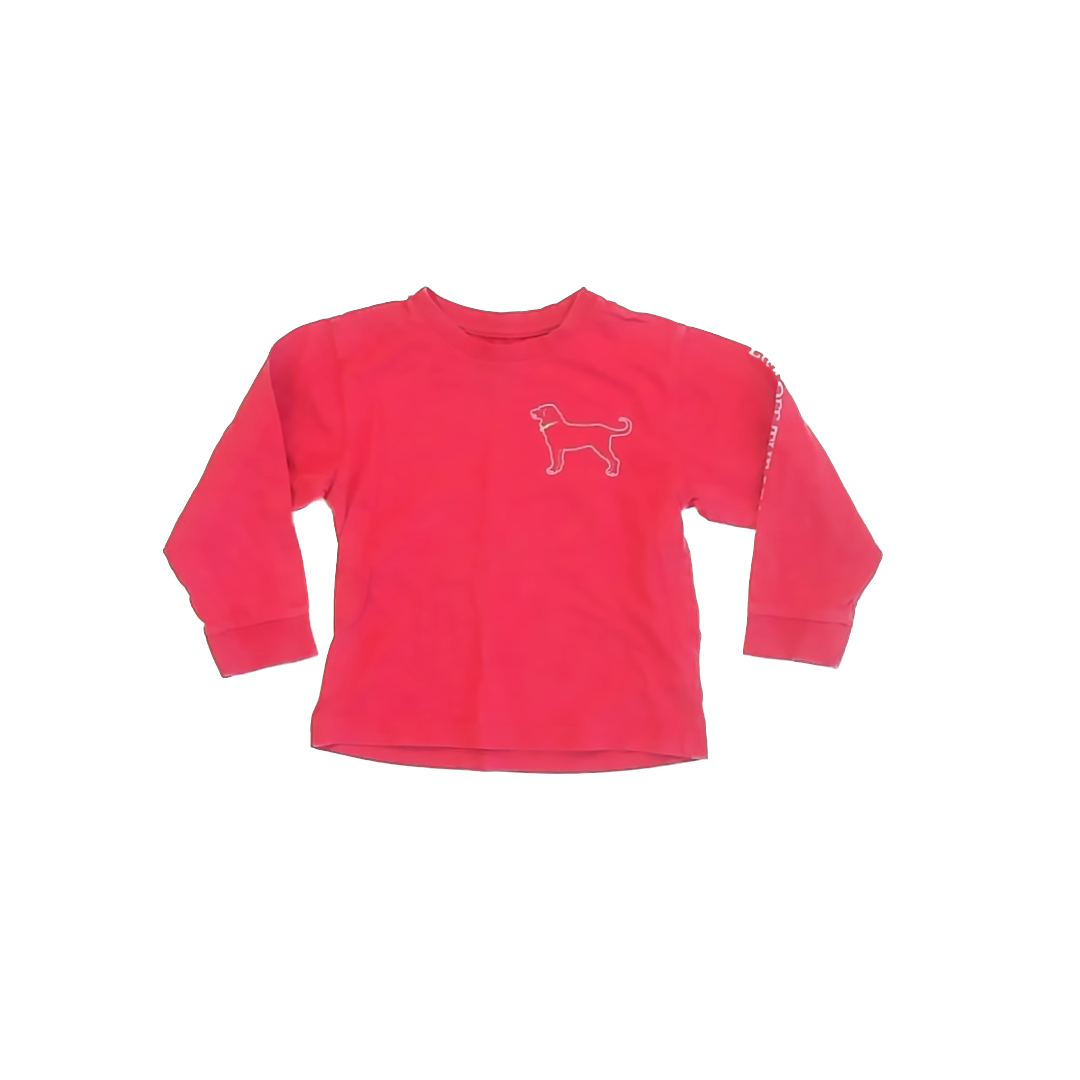 Black Dog Boys Red Long Sleeve T-Shirt Size: 2T Red