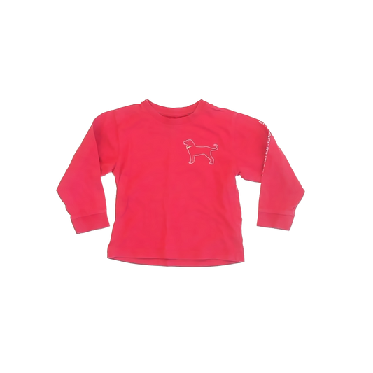 Black Dog Boys Red Long Sleeve T-Shirt Size: 2T Red