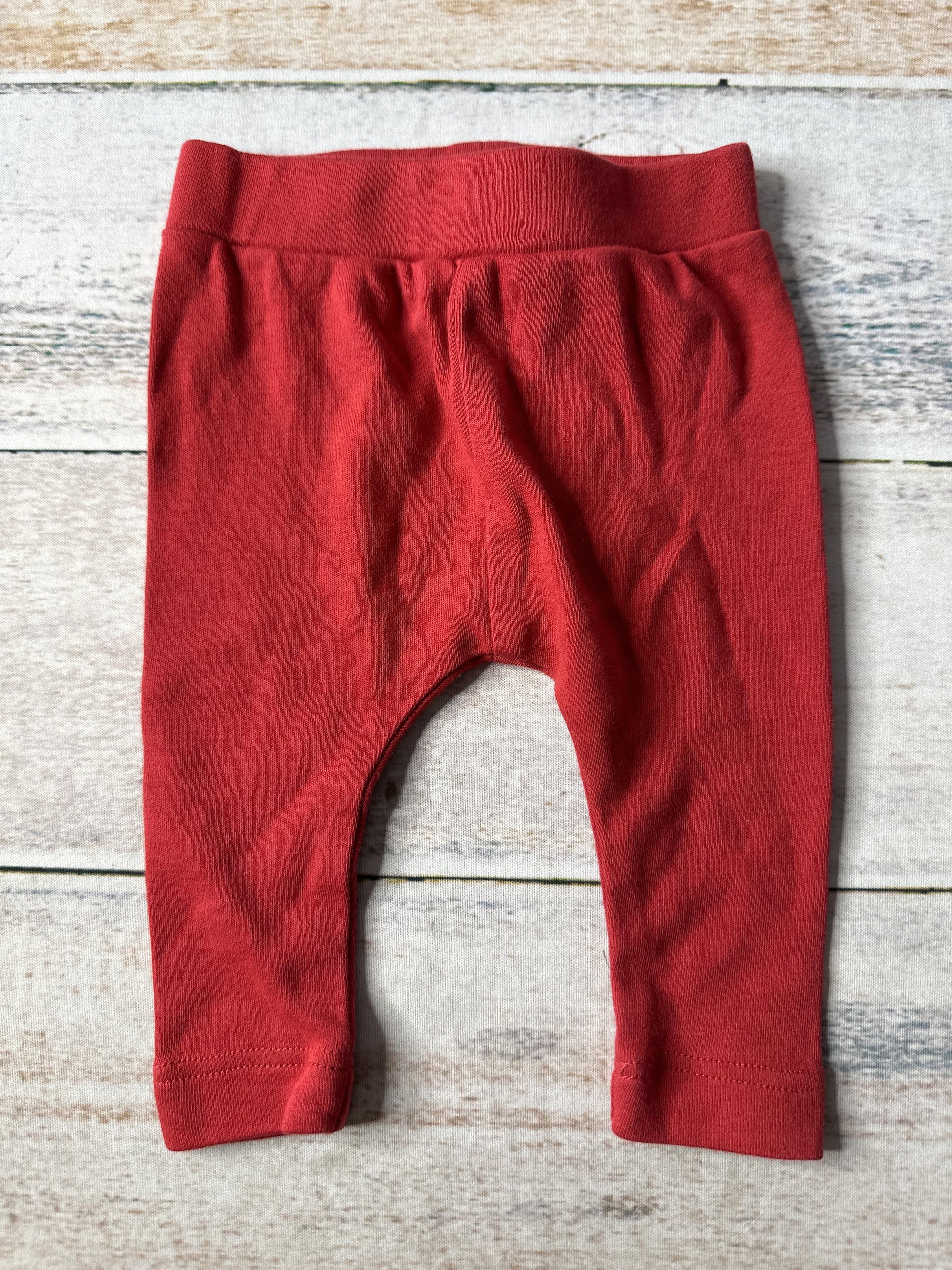 Kate Quinn Unisex Red Pants Size: 0-3 months Red