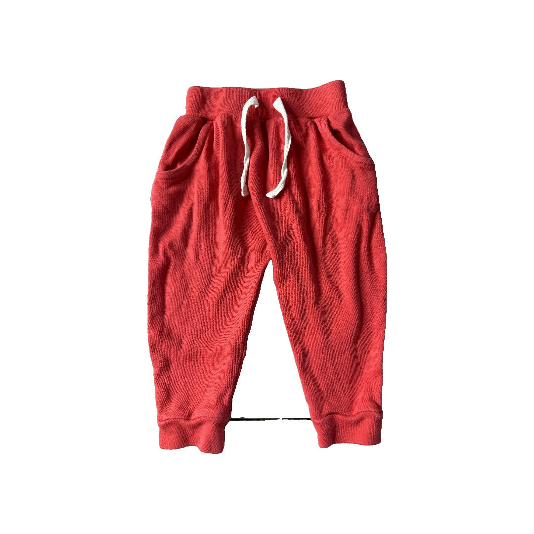 Finn + Emma Girls Red Pants Size: 6-9 months Red