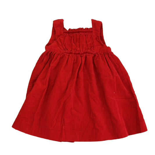 Ralph Lauren Girls Red Dress Size: 24 Months Red