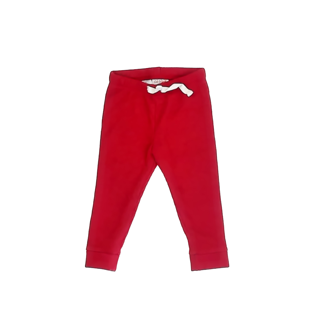 Cat & Jack Girls Red Leggings Size: 2T Red