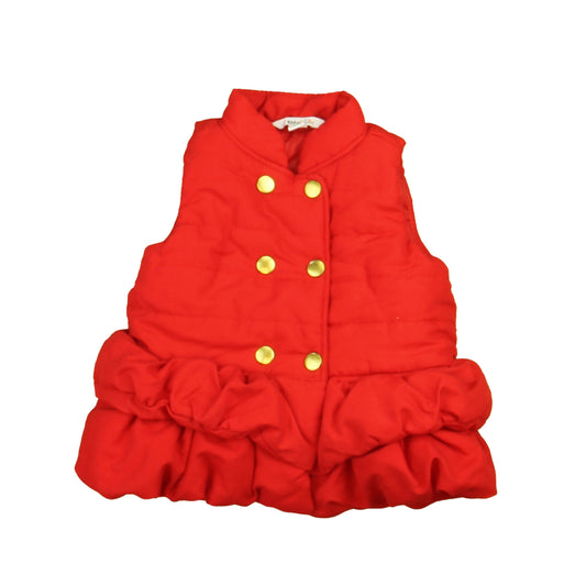 Kids Headquarters Girls Red Vest Size: 12 Months Red