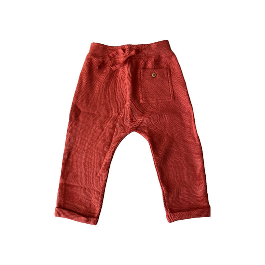 Oliver & Rain Unisex Red Pants Size: 12M Red