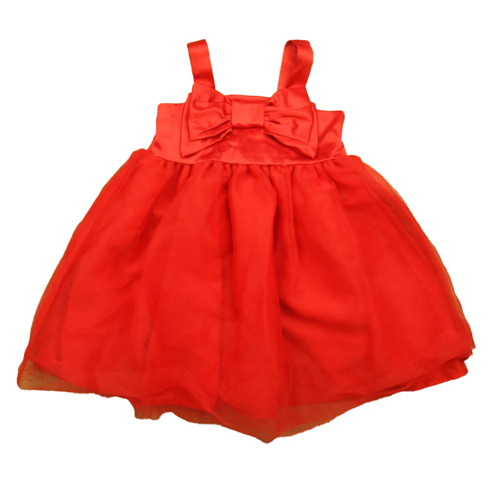 Janie and Jack Girls Red Special Occasion Dress Size: 2T Red