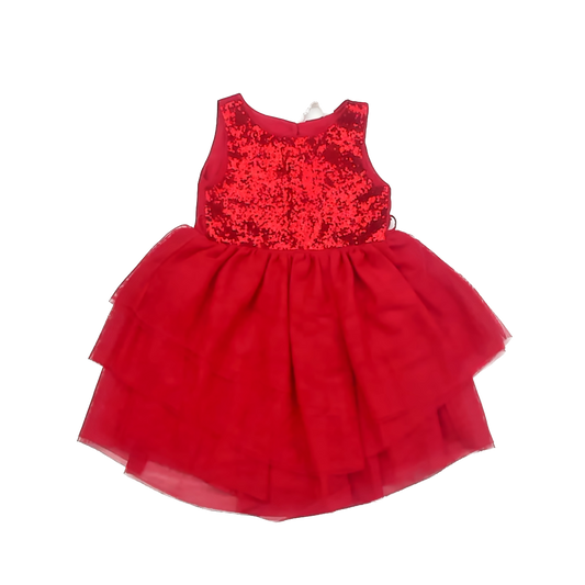 H&M Girls Red Special Occasion Dress Size: 2T Red