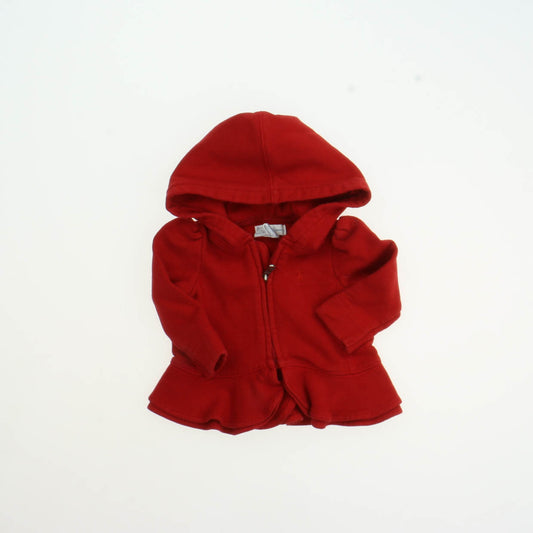 Ralph Lauren Girls Red Hoodie Size: 3M Red