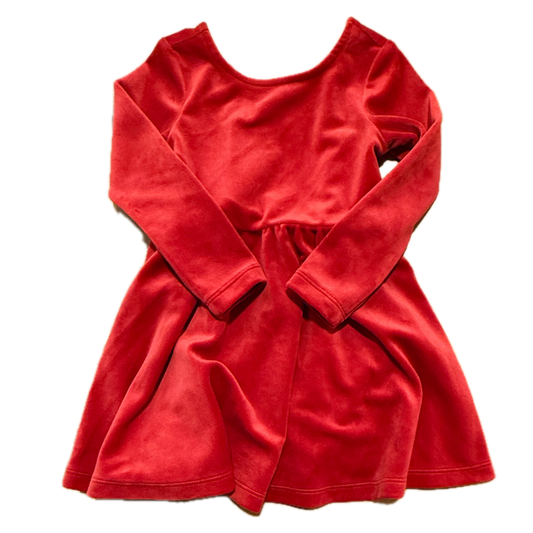Tea Collection Girls Red Dress Size: 18-24 Months Red