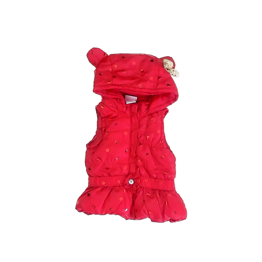 Nannette Kids Girls Red Vest Size: 12 Months Red
