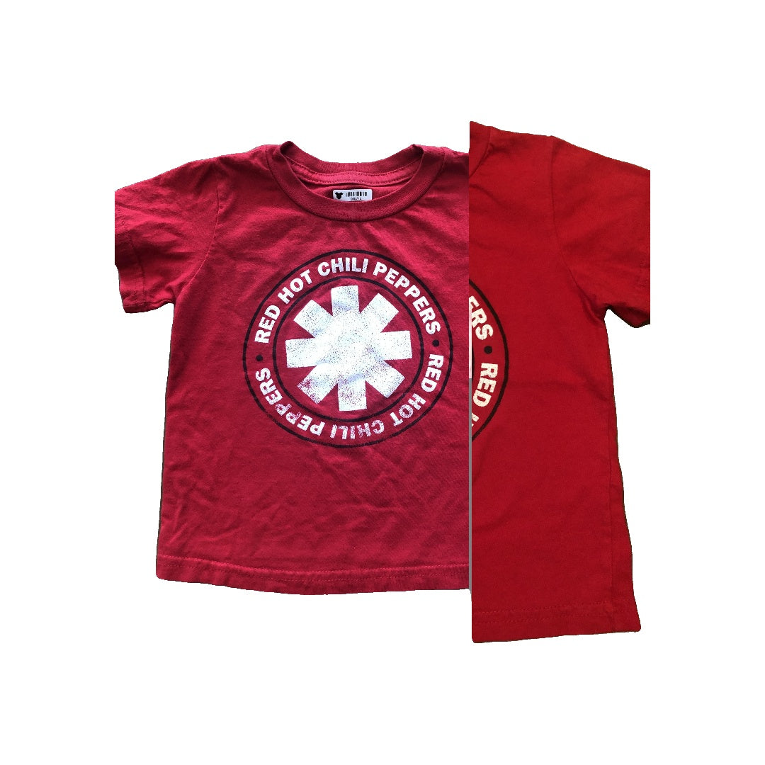 Red Hot Chili Peppers Girls Red T-Shirt Size: 2T Red