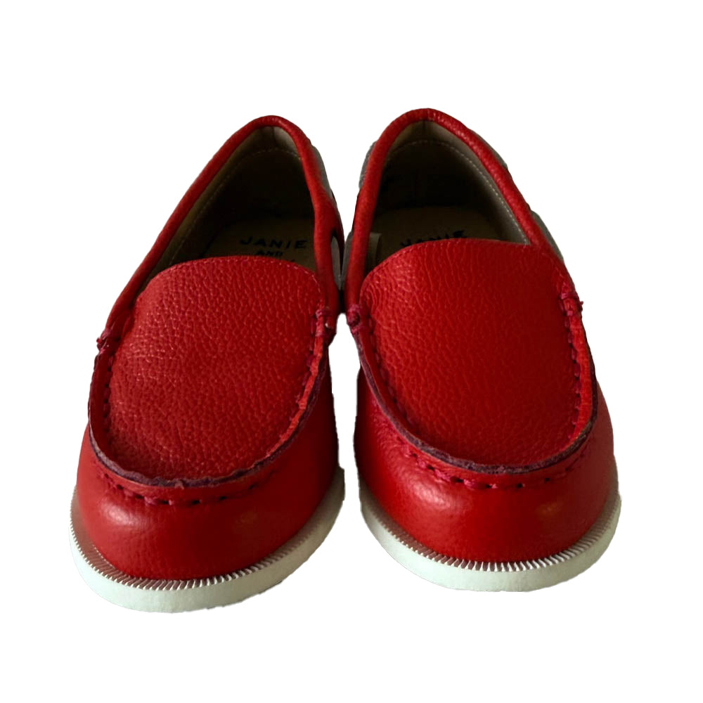 Janie and Jack Boys Red Shoes Size: 8 Toddler