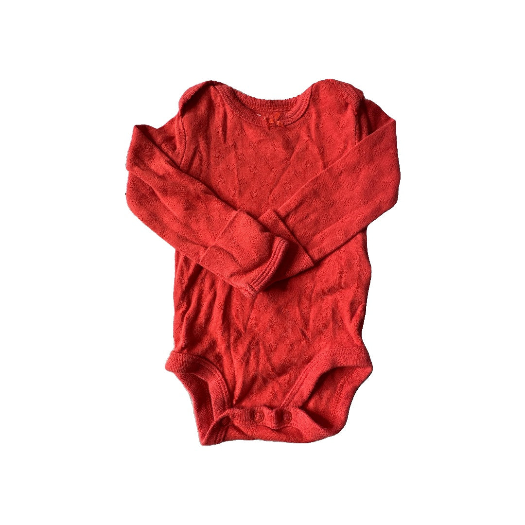 Carters Girls Red Onesie Size: Newborn Red