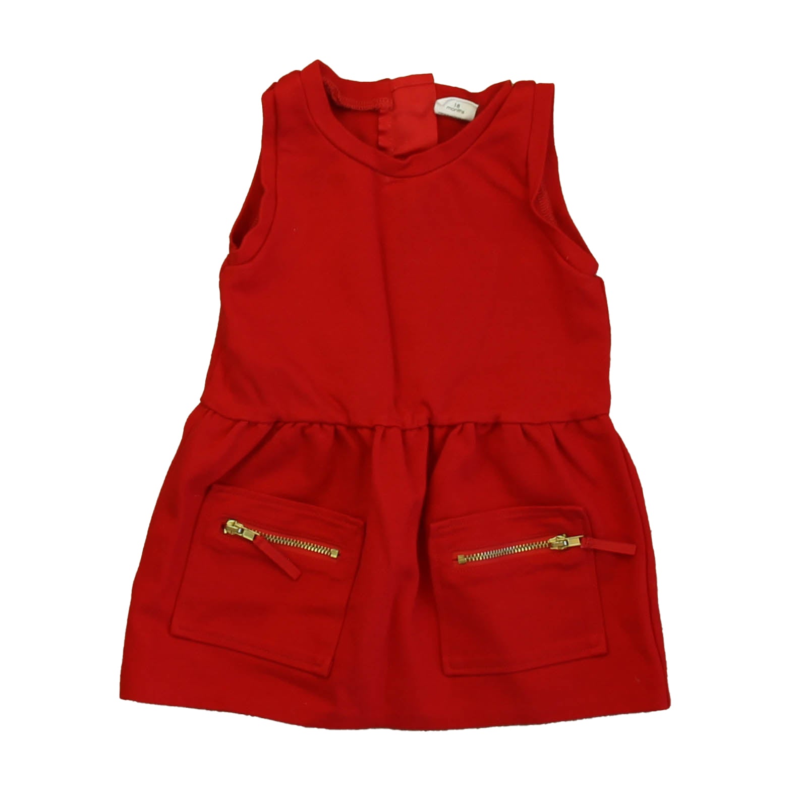 Egg Girls Red Dress Size: 18 Months Red