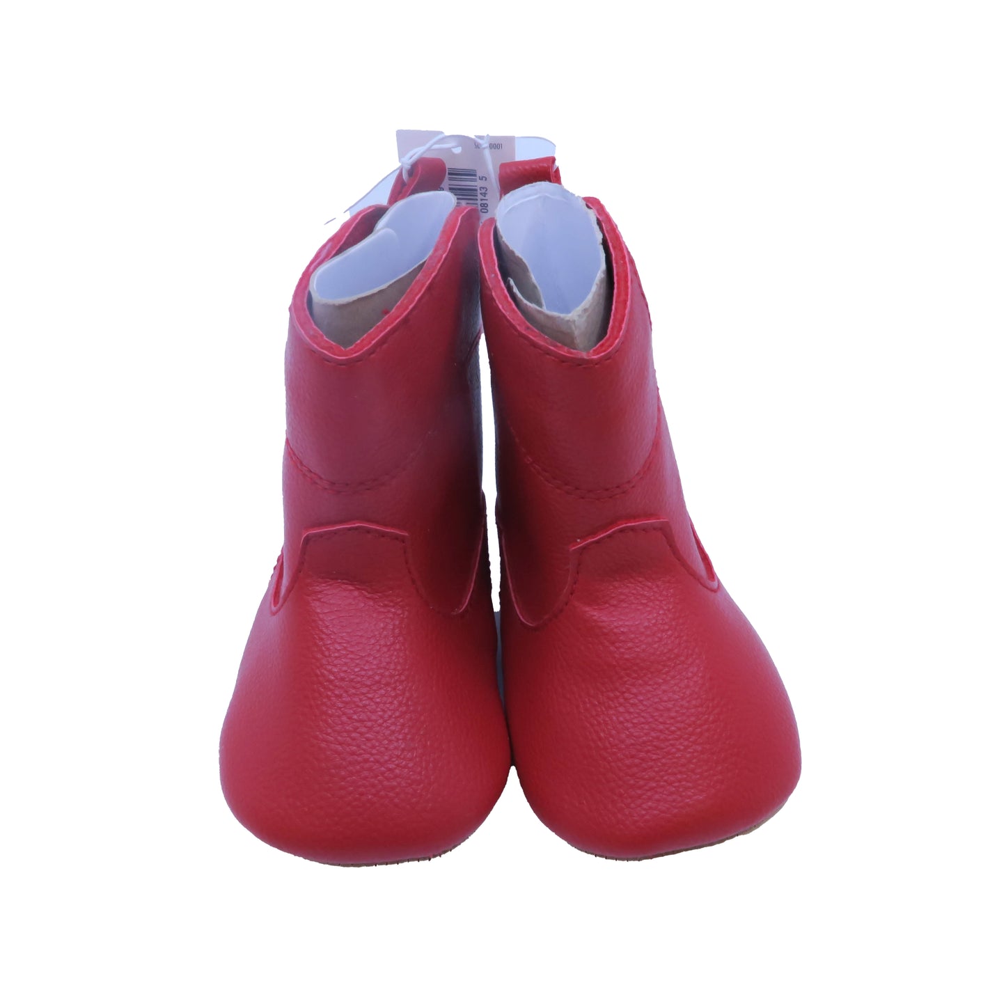 Old Navy Girls Red Booties Size: 0-3 Months Red