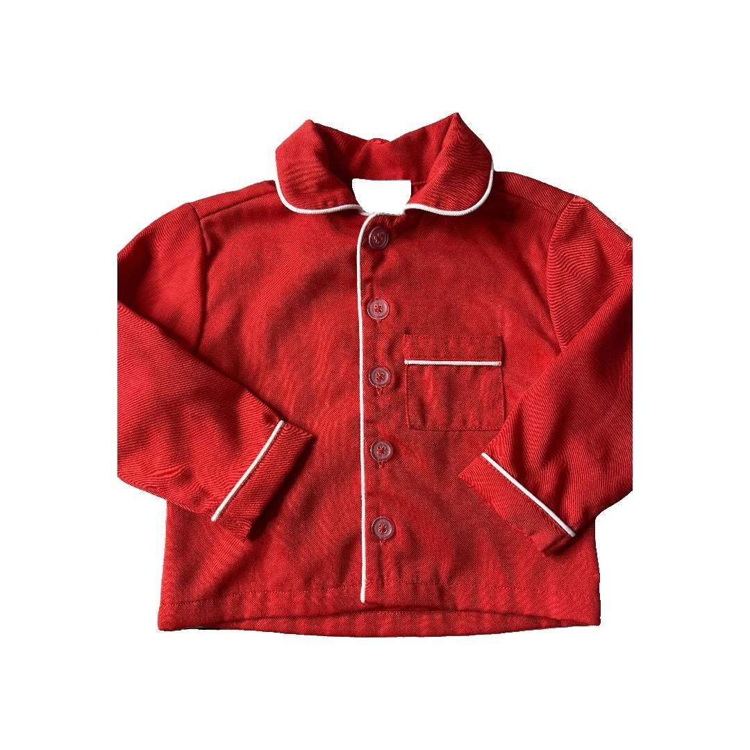 Beaufort Bonnett Boys Red Pajamas Size: 12-18 months Red