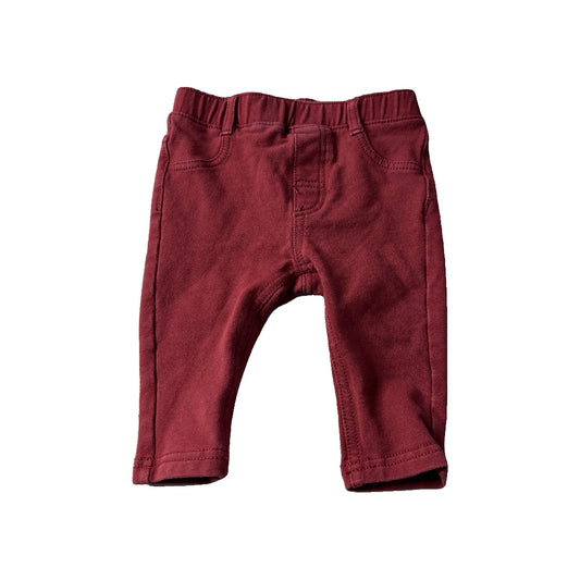 H&M Unisex Red Pants Size: 3-6 months Red