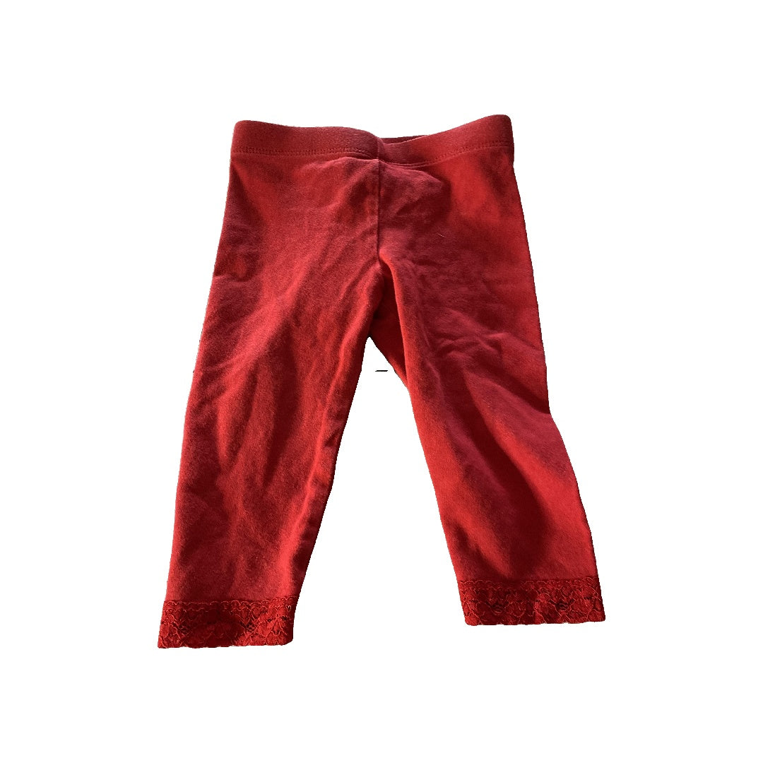 Children's Place Girls Red Pants Size: 12 months Red