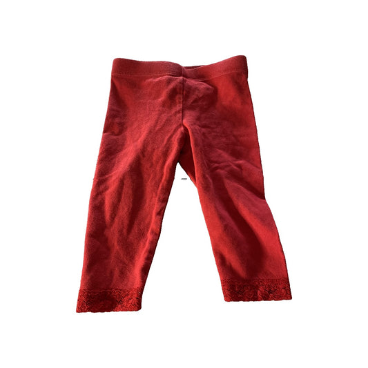 Children's Place Girls Red Pants Size: 12 months Red