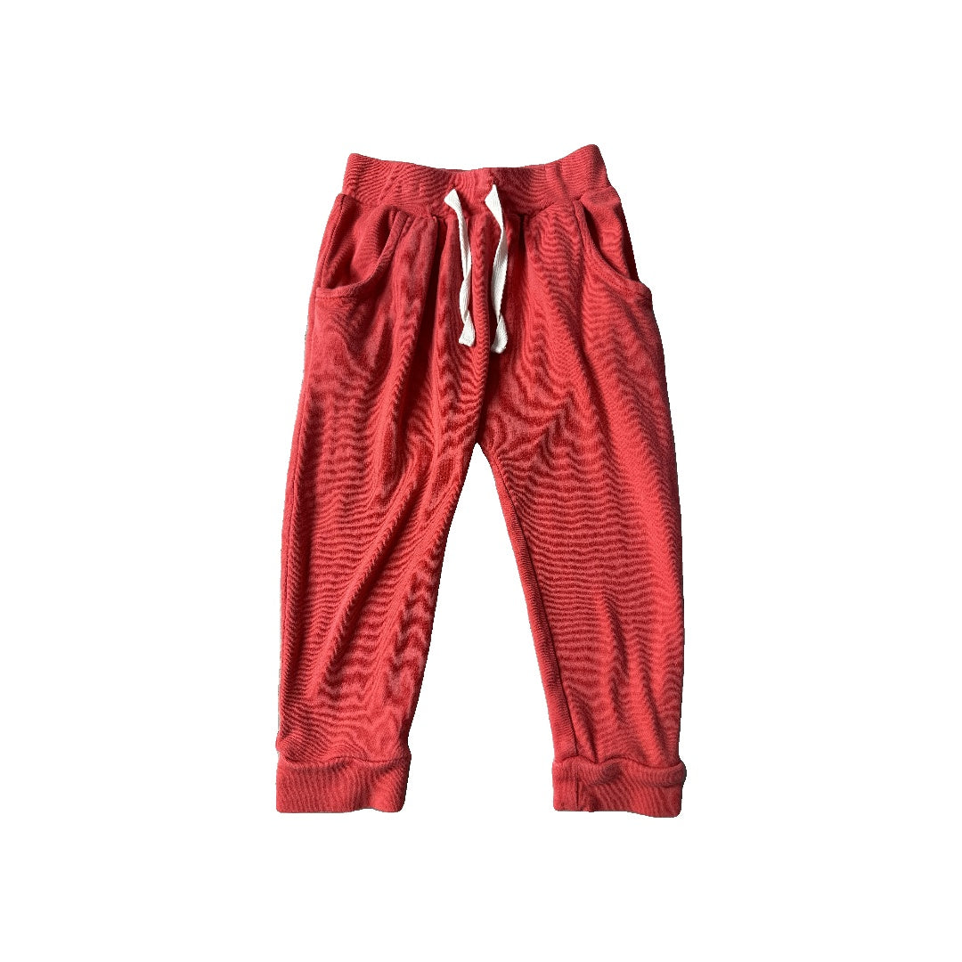 Finn + Emma Unisex Red Pants Size: 12-18 months Red