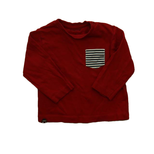 Mayoral Boys Red Long Sleeve T-Shirt Size: 9 Months