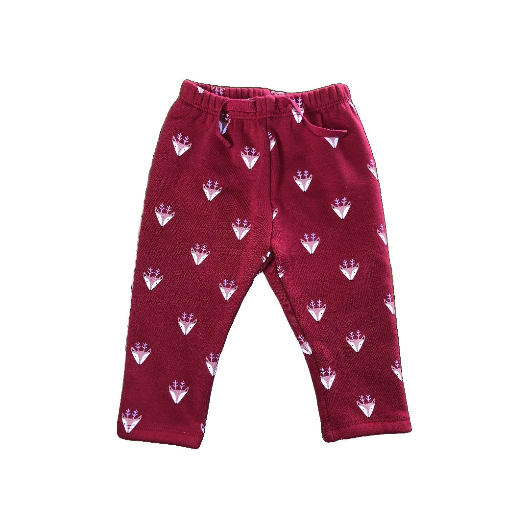 Gap Unisex Red Pants Size: 3-6 months Red
