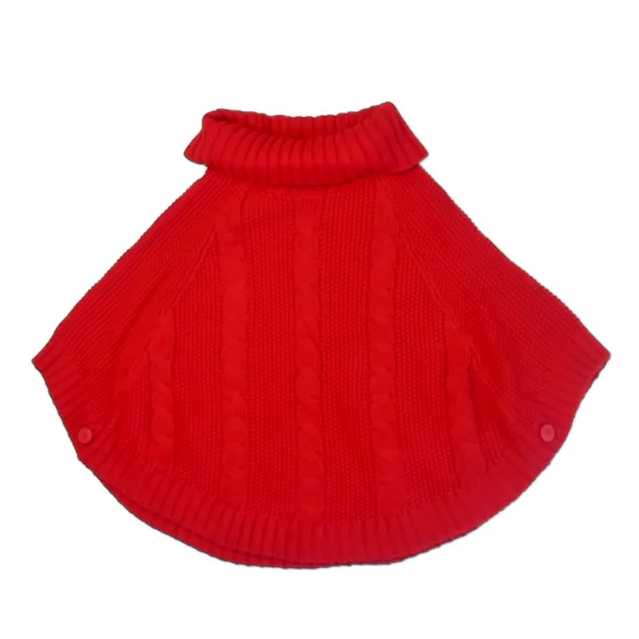 Carter's Girls Red Poncho Size: 7 Years Red