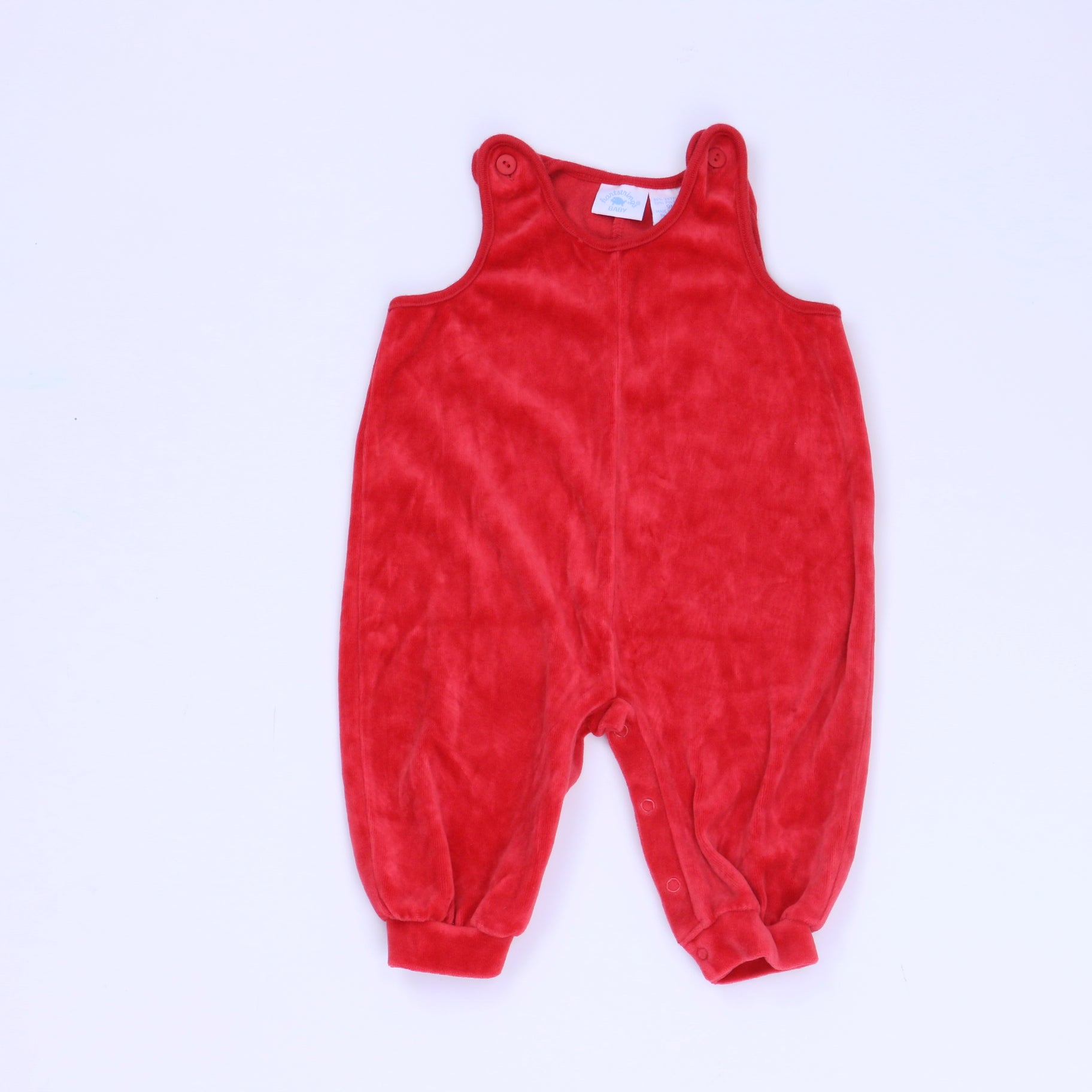 Hartstrings Boys Red Romper Size: 6-9 Months Red