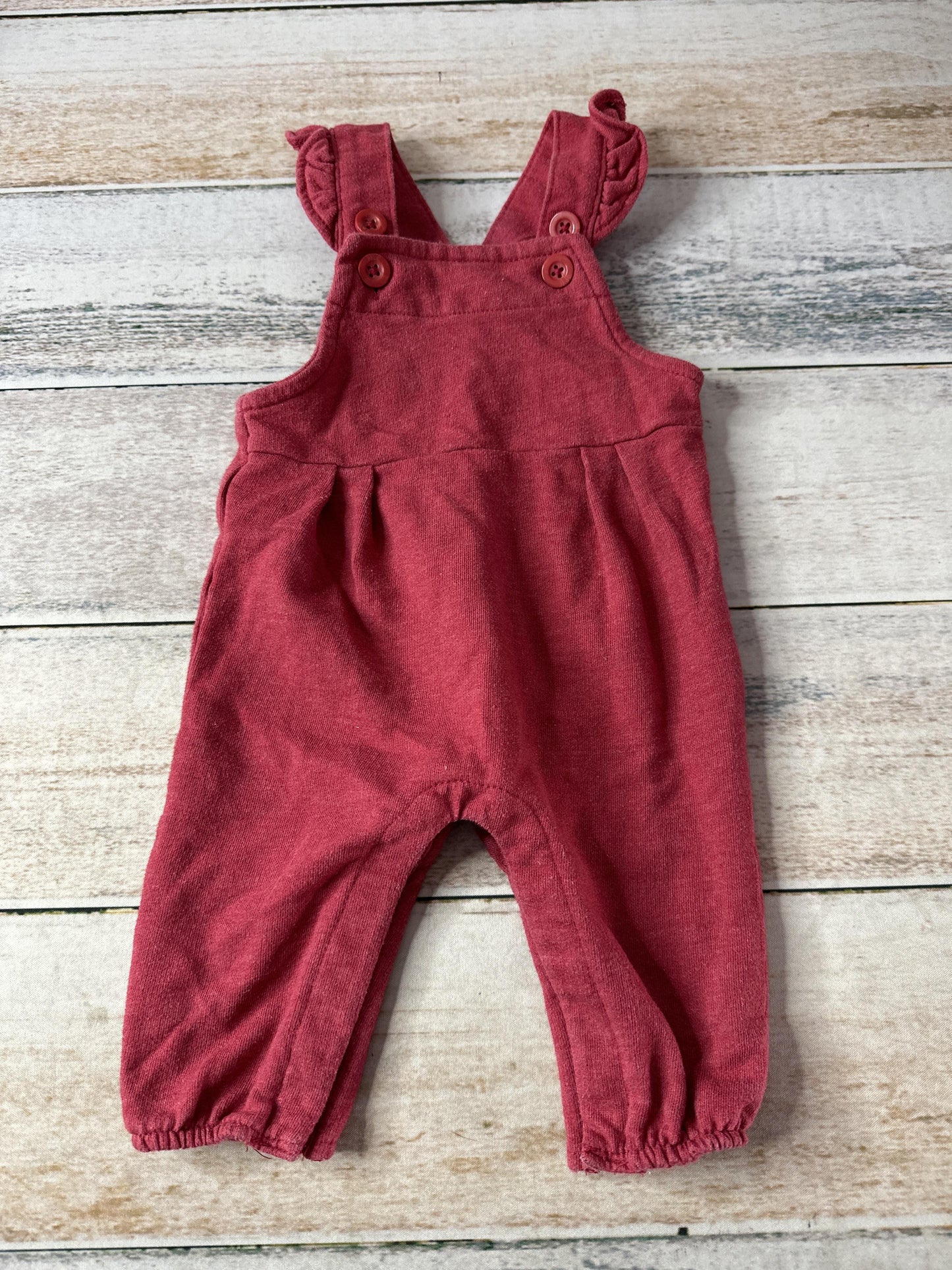 Carters Girls Red Overalls Size: 3 months Red