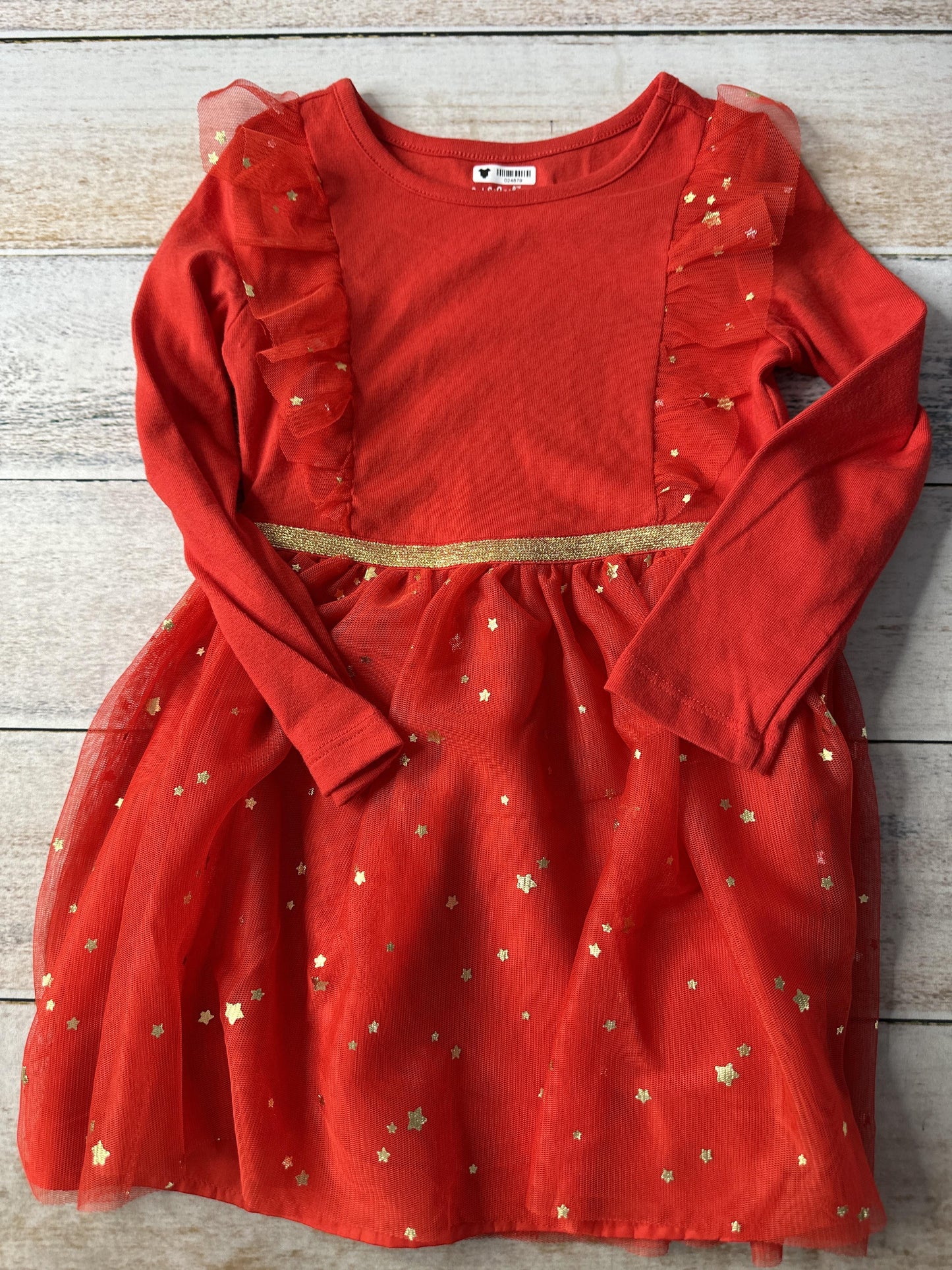 Cat & Jack Girls Red Dress Size: 4T Red