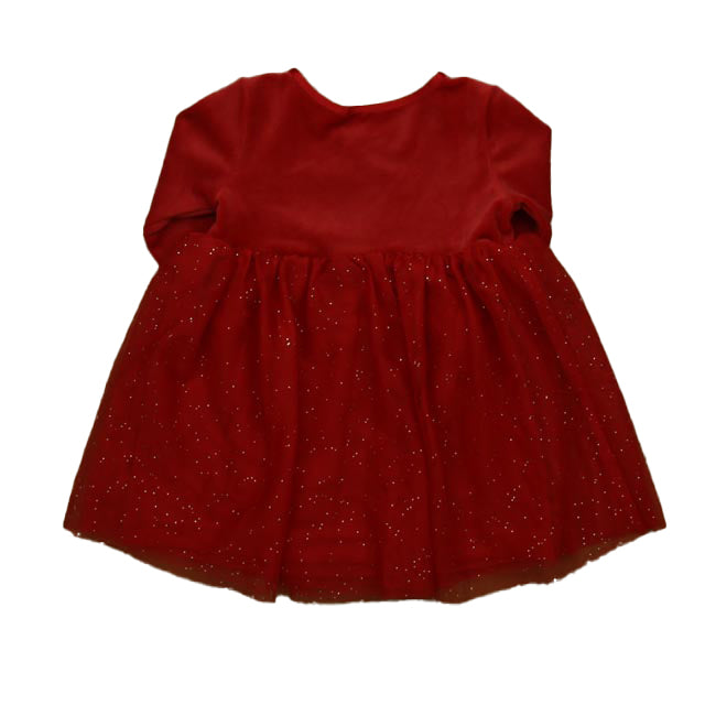 Hanna Andersson Girls Red Dress Size: 12-18 Months