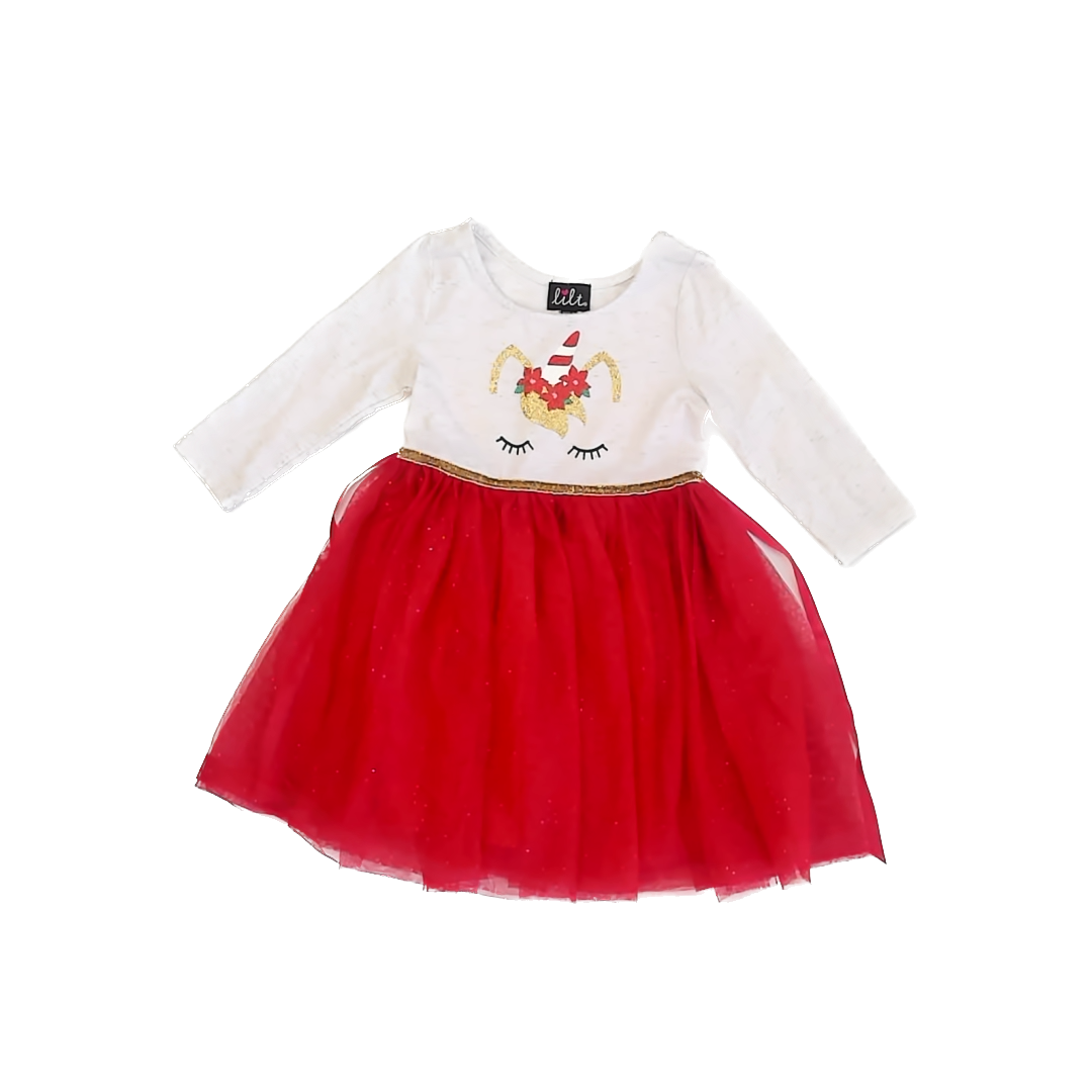 Lilt Girls Red Dress Size: 3T Red