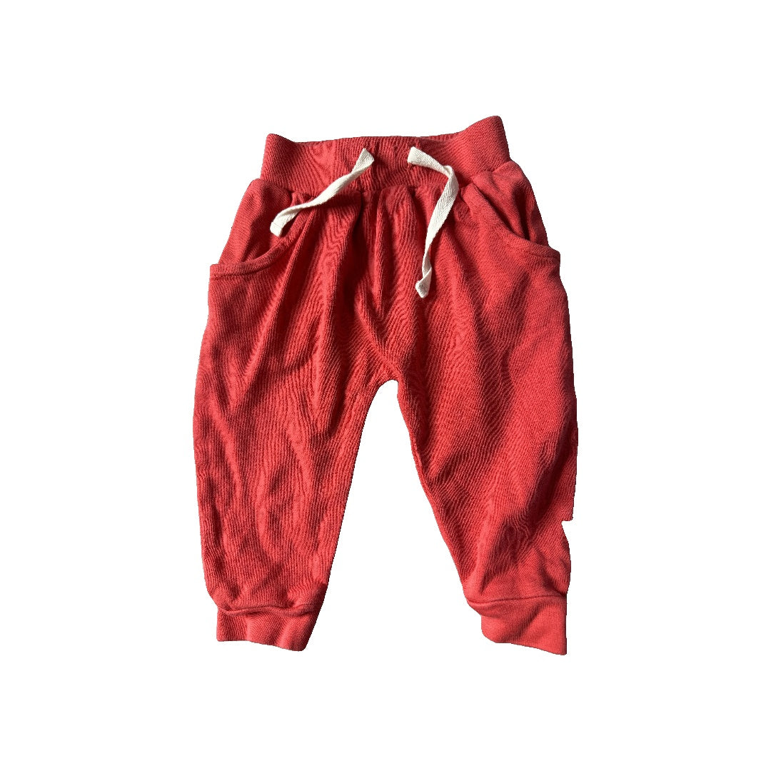 Finn + Emma Unisex Red Pants Size: 3-6 months Red