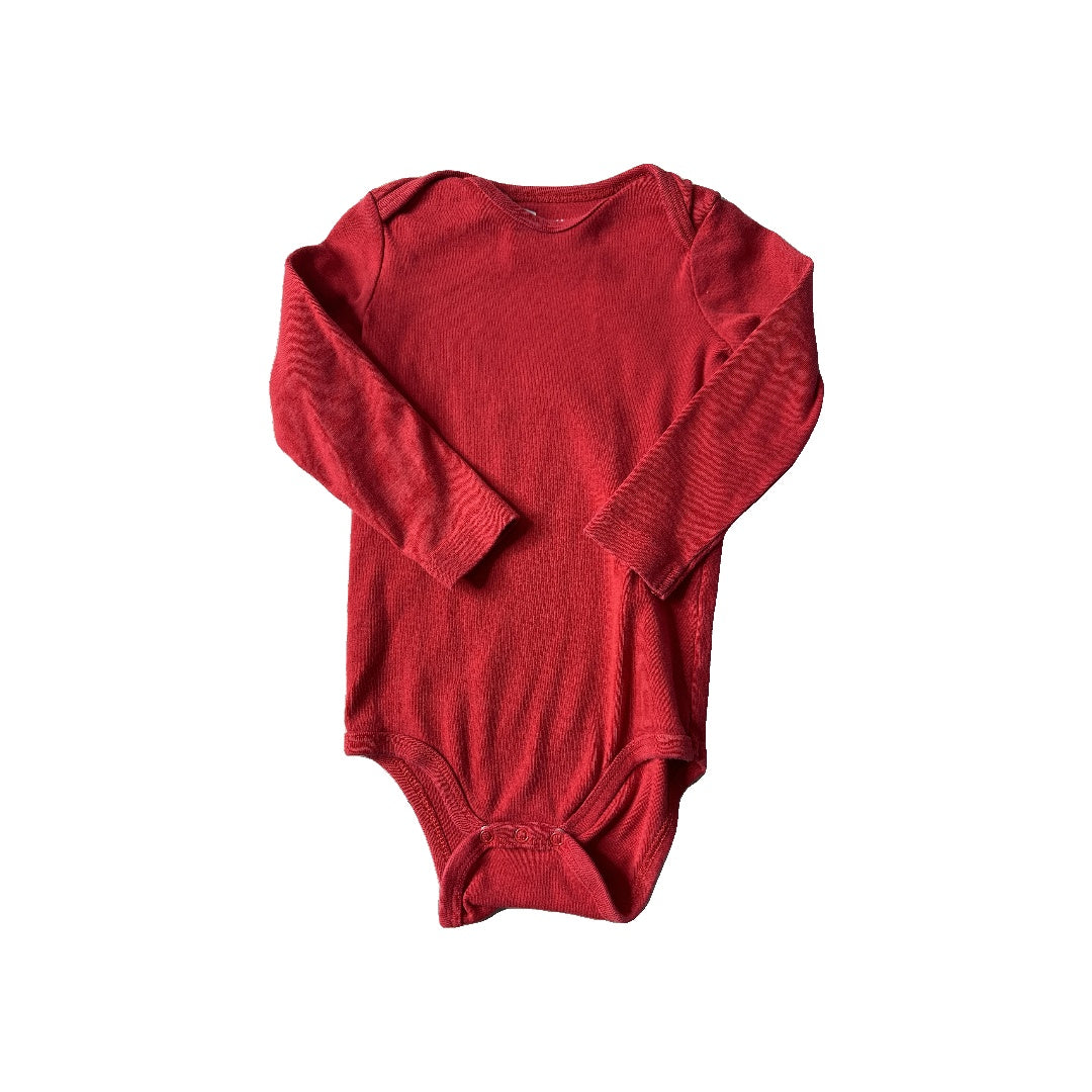 Primary Unisex Red Onesie Size: 12-18 months Red